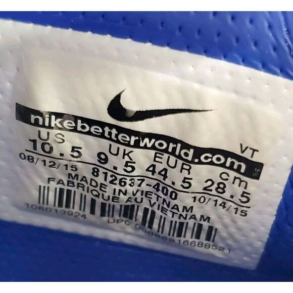 Nike Air Victor Cruz Rush PRM Blue Trainer Shoes Mens 10.5 Athletic Performance main image 8
